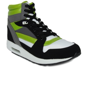 United Colors Of Benetton Men Latnam Black Casual Shoes