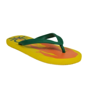 United Colors of Benetton Men Speeder Yellow Flip Flops