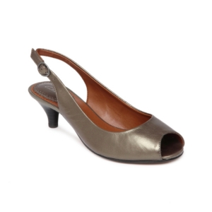 Clarks Women Brown Leather Heels