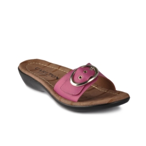 Carlton London Women Casual Pink Sandals