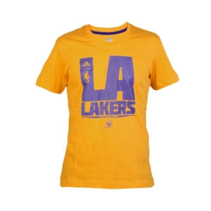 ADIDAS Kids Boys Printed Yellow Tshirts