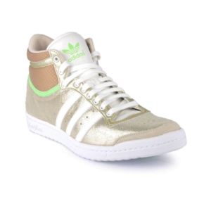 ADIDAS Originals Women Top Ten HI Sleek Gold Casual Shoes