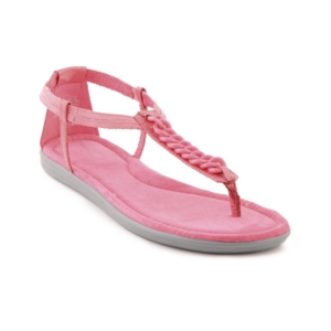 Rockport Women Jeanie Thong Chain Pink Flats