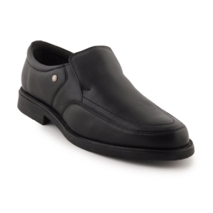 Enroute Men Leather Black Formal Shoes