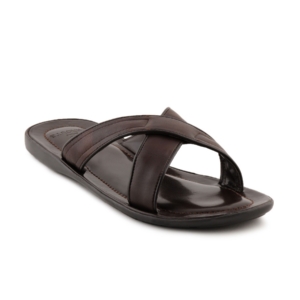 Enroute Men Leather Brown Sandals