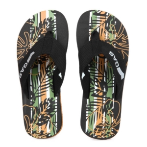 GAS Men Black Pine Flip Flops