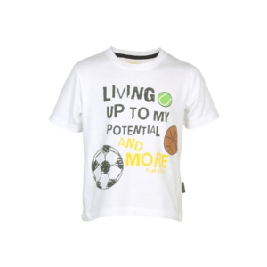 Doodle Boys living Upto White Tshirt