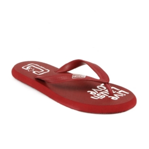 Converse Men Red Flip Flops