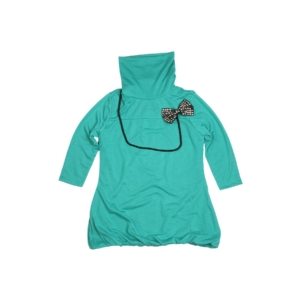 Doodle Kids Girls Ballon Green Top