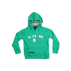 Doodle Kids-Boys Flap 02 Green Sweatshirt