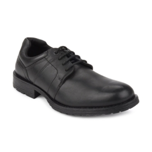 Red Tape Men Black Leather Casual Shoes