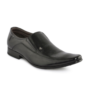 Provouge Men Black Formal Shoes
