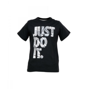 Nike Kids Boys Printed Black T-shirt
