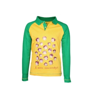 Chhota Bheem Kids Boys Bheem Expressions Yellow T-shirt