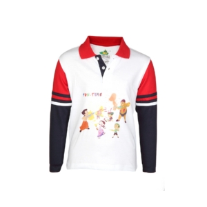 Chhota Bheem Kids Boys Holi Hai White T-shirt