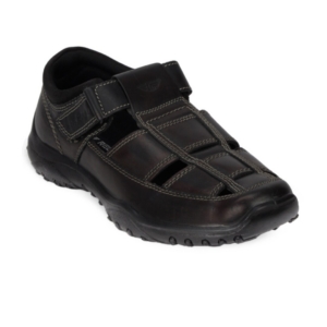 Red Tape Men Black Sandals