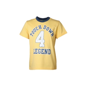 United Colors of Benetton Kids Boys Yellow Printed T-shirt