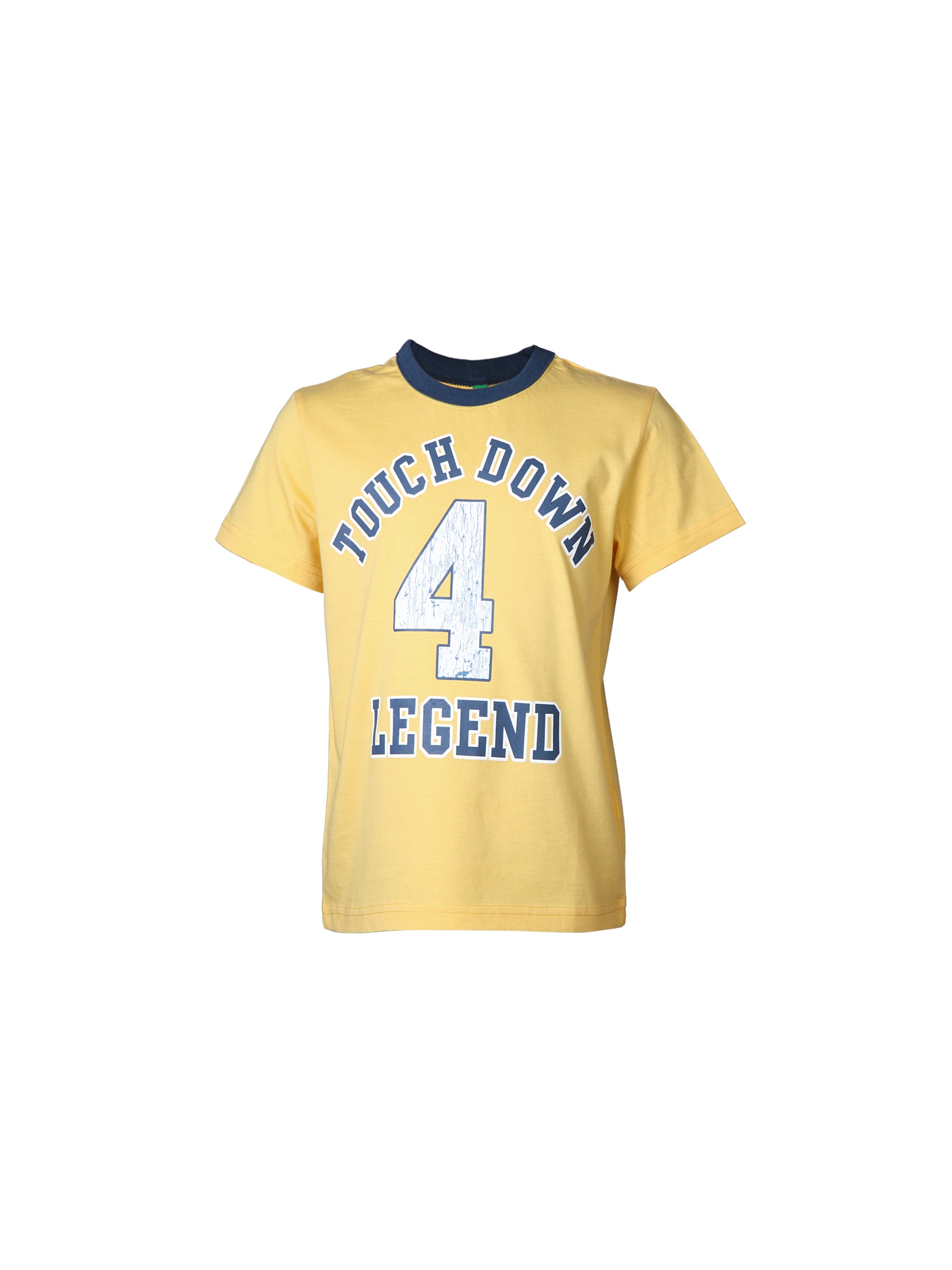 United Colors of Benetton Kids Boys Yellow Printed T-shirt