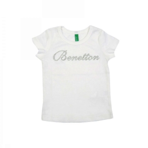 United Colors of Benetton Kids Girls White T-shirt