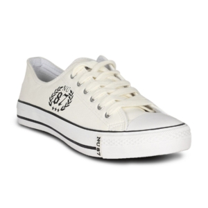 Numero Uno Men's Casual White Canvas Shoe