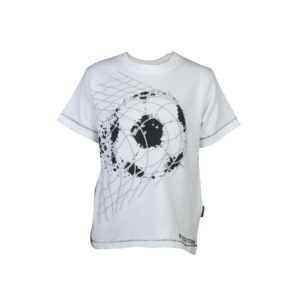 Doodle Kids Boys Soccer White T-Shirt