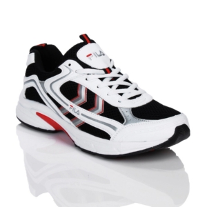 FILA Men Trempet Black & White Sports Shoes