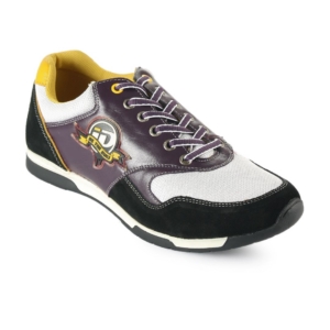 ID Men Black & Purple Shoes