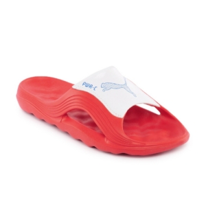 Puma Men Aqua Cat II Power Red Flip Flops