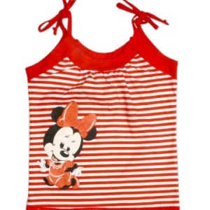 Disney Kids Girl's Minnie Red Stripped Kidswear