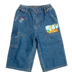 Disney Kids Boy's Tiger Print Denim Pants
