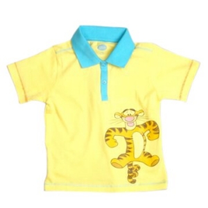 Disney Kids Boy's Yellow Polo Tshirt