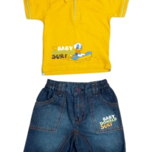 Disney Kids Boy's Yellow Polo Tshirt