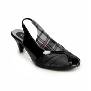 Catwalk Women Corporate Leather Black Heels