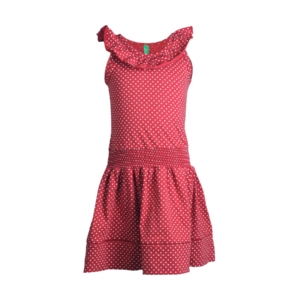 United Colors of Benetton Girls Red Polka Dot Dress