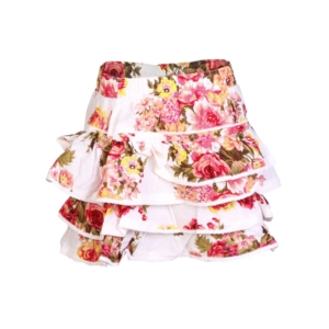 United Colors of Benetton Kids Girls Printed Pink Skirt