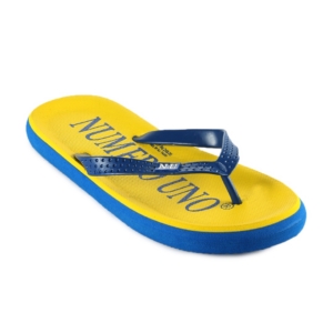 Numero Uno Men Yellow Flip Flops
