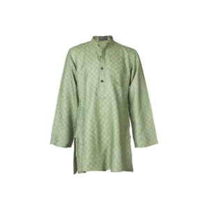Fabindia Boys Printed Green Kurta