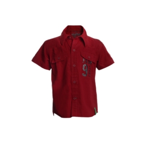 Gini and Jony Boys Maroon Shirt
