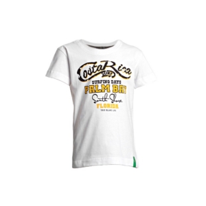 Gini and Jony Boys Printed White T-shirt