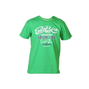 Gini and Jony Boys Printed Green T-shirt