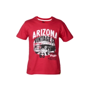 Gini and Jony Boys Printed Red T-shirt