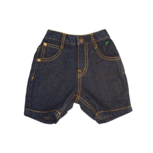 Gini and Jony Boys Washed Navy Blue 3/4 Length Pants