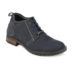 Numero Uno Men Navy Leather Shoes