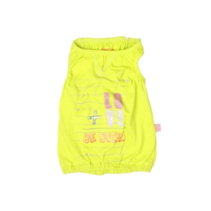 Doodle Girls Printed Lime Green Top