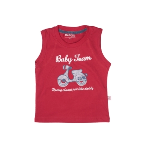 Doodle Boys Printed Red T-shirt