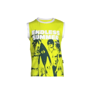 Doodle Boys Printed Green T-shirt