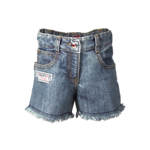 Doodle Girls Washed Blue Shorts