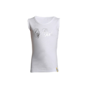 Gini and Jony Girls Printed White Top
