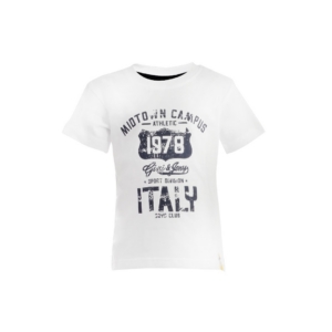 Gini and Jony Boys Printed White T-shirt