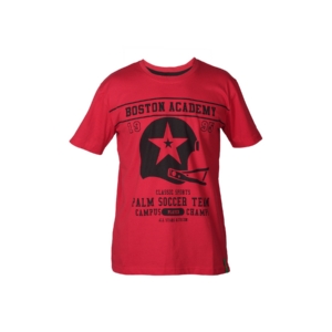 Gini and Jony Boys Printed Red T-shirt